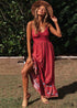 Elegent Floral Boho Maxi Dress Magnolia